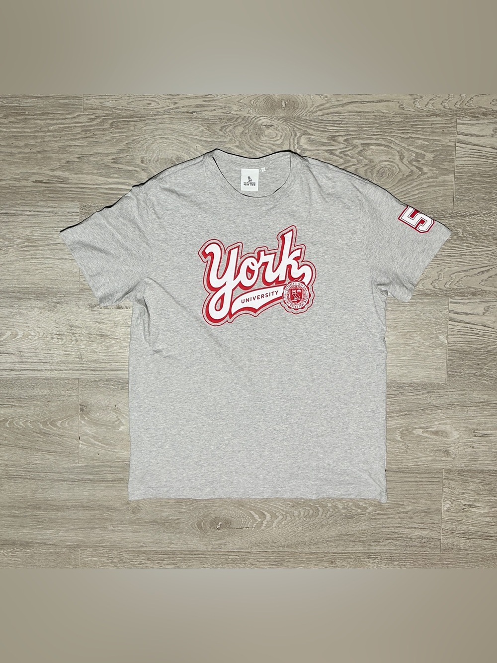 OVO Octobers Very Own York University Men’s Grey Graphic T-Shirt
